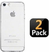 iPhone 5 5s SE Hoesje Siliconen TPU Transparant 2x