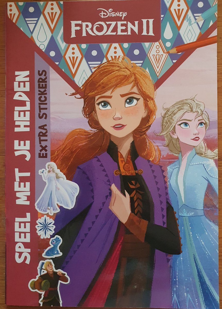 4IEDER1® Disney Frozen 2 - Speel Met Je Helden - Kleur & Sticker boek - Elsa & Anna - Knutselen - Creatief - Kinderen - Schoencadeau - Sinterklaas - Kerst - Verjaardag