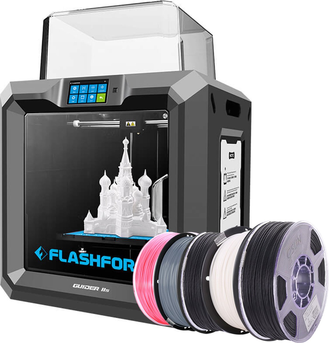 3D Printer Bundel – FlashForge – Guider 2S Pack