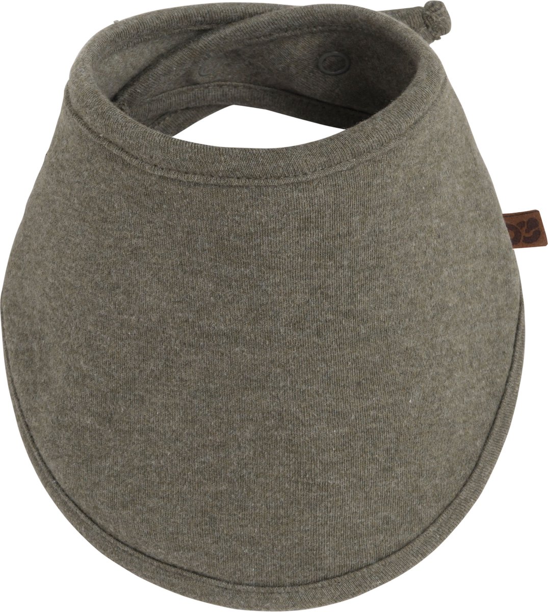Goedkoopste Baby's Only Bandana slab - Slabber Melange - Khaki - 100 ecologisch katoen - 0-8 maanden - Verstelbaar in twee maten