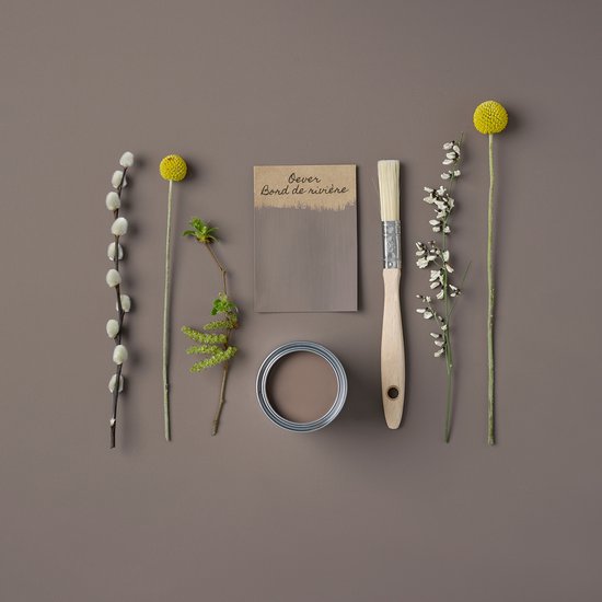 Rust-Oleum Brown Furniture Paint Silk Gloss - Shore 750ml