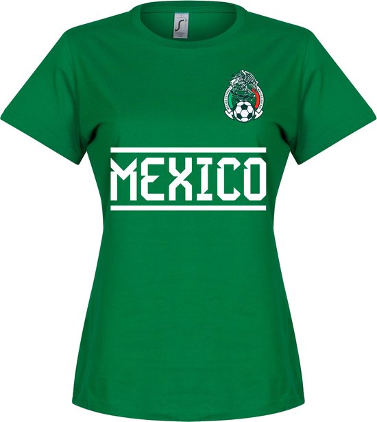 Mexico Dames Team T-Shirt - Groen - S - 8