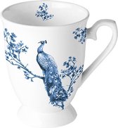 Ambiente - Royal Peacock - Koninklijk - pauw - porselein - 250 ml