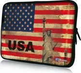 Sleevy 13,3 inch laptophoes USA design - laptop sleeve - laptopcover - Sleevy Collectie 250+ designs