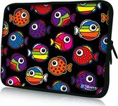 Sleevy 15,6 inch laptophoes visjes - laptop sleeve - laptopcover - Sleevy Collectie 250+ designs