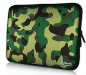 Sleevy 14 laptophoes legerprint - laptop sleeve - laptopcover - Alle inch-maten & keuze uit 250+ designs! Sleevy