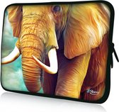 Sleevy 11,6 laptophoes olifant - laptop sleeve - laptopcover - Sleevy Collectie 250+ designs