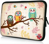 Sleevy 14 inch laptophoes uilen - laptop sleeve - laptopcover - Sleevy Collectie 250+ designs