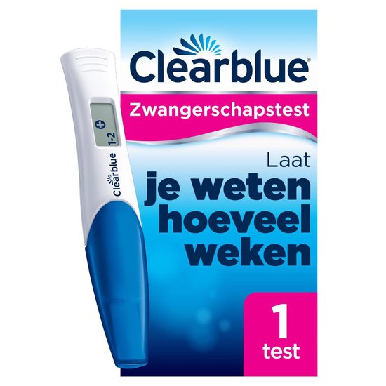 Test de grossesse Clearblue avec indicateur de semaines: détermine le nombre  de... | bol.com