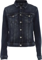 | Onlblush reg jacket raw waist Dark blue denim. | Onlblush reg jacket raw waist Dark blue denim.