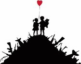 BANKSY Kids on Guns Hill Canvas Print