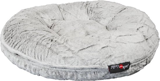 Jack and Vanilla Hondenmand 70cm Lambskin donut hondenbed