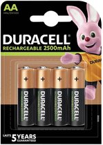 Duracell AA Oplaadbare Batterijen - 2500 mAh - 4 stuks