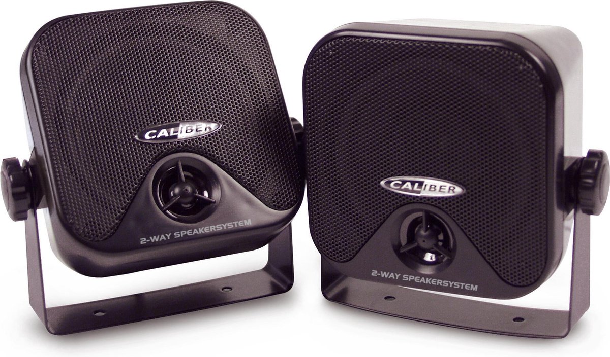 Caliber Boot en Auto Speakers Opbouw Waterdichte Speakerset 40 Watt RMS Boot Speakers (CSB3) - Caliber