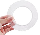Dubbelzijdig Tape – 3 Meter – Nano tape – Herbruikbaar – Transparant – Ultra Dun (1mm)