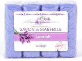 Savon De Marseille - Lavande met Glycerine 4x100gr