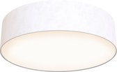 Briloner Leuchten FARBIC Plafondlamp Plafonnière - Stof - LED - 18W - Ø 45cm - Wit