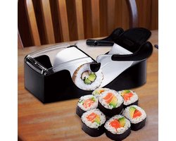 MikaMax Easy Sushi Maker – Zelf Sushi Maken – Sushi Roller – Inclusief 6 Recepten – Compact – Vaatwasserbestendig – 20x10x7 cm
