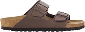 Birkenstock Arizona Slippers Mocha Regular-fit |  Bruin | Imitatieleer | Maat 35