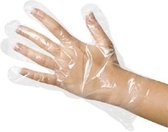 200 Stuks Disposable Plastic Handschoenen - Wegwerp - Schone Handen - Vlees Kruiden - Transparante plastic wegwerphandschoenen Large 2 x 100st Voordeelverpakking