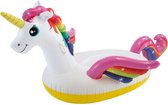 Opblaas eenhoorn - unicorn - 198x140 cm - Intex