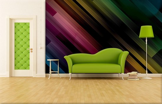 Noir | Photomural vert, revêtement mural