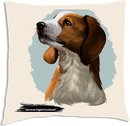 Amerikaans-Engelse Coonhound sierkussen