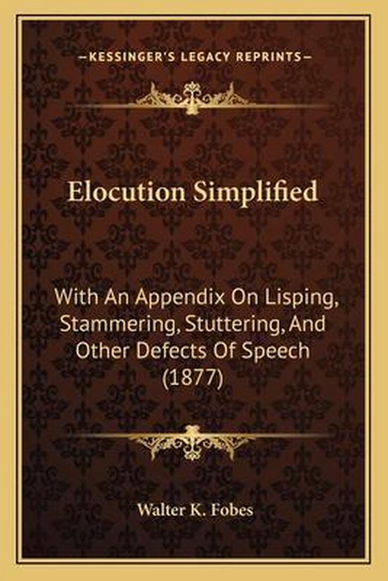 Elocution Simplified - cover