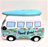 Spaarpot kleurrijk surfbusje