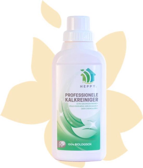 Heppy - Biologische Kalkaanslagverwijderaar 500 ML (biologische schoonmaakmiddelen)