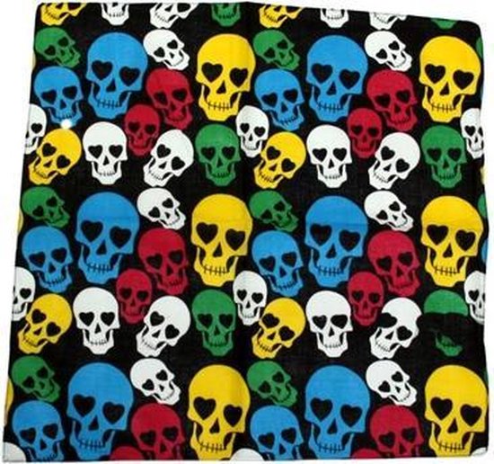 Zac's Alter Ego Bandana Multi skulls  Multicolours