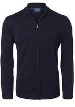 OLYMP heren vest wol - marine blauw (met rits) -  Maat M