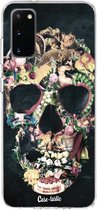 Casetastic Samsung Galaxy S20 4G/5G Hoesje - Softcover Hoesje met Design - Vintage Skull Print