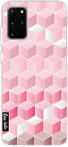 Casetastic Samsung Galaxy S20 Plus 4G/5G Hoesje - Softcover Hoesje met Design - Cubes Vibe Print