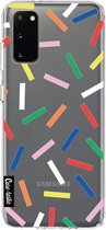 Casetastic Samsung Galaxy S20 4G/5G Hoesje - Softcover Hoesje met Design - Sprinkles Print