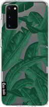 Casetastic Samsung Galaxy S20 4G/5G Hoesje - Softcover Hoesje met Design - Banana Leaves Print