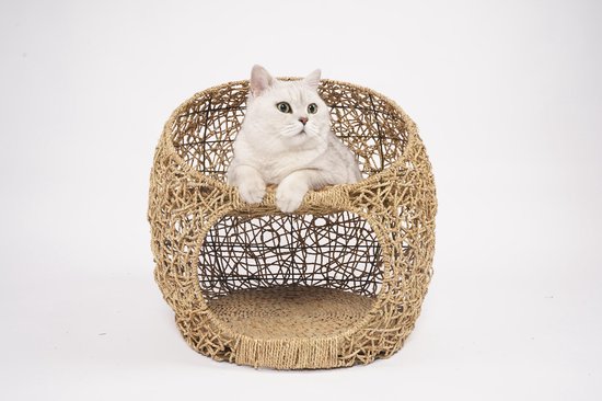 Designed by Fleur Rieten Kattenmand - Abey - Geschikt voor 2 katten |  bol.com