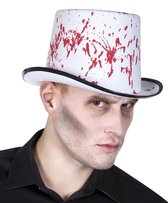 Boland - Witte hoed met bloedvlekken voor volwassenen - Hoeden > Overige