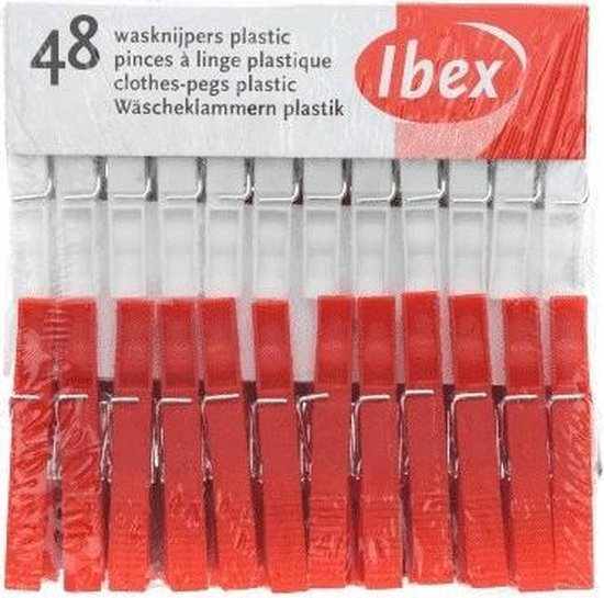 5five Wasknijpers - 128x stuks - gekleurd - kunststof - 8,5 cm - was 5five Wasknijpers - 128x stuks - gekleurd - kunststof - 8,5 cm - was