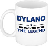 Dylano The man, The myth the legend cadeau koffie mok / thee beker 300 ml