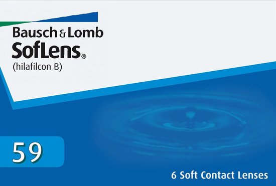 -1.75 - SofLens® 59 - 6 pack - Maandlenzen - BC 8.60 - Contactlenzen