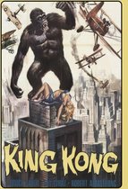 Wandbord - King Kong