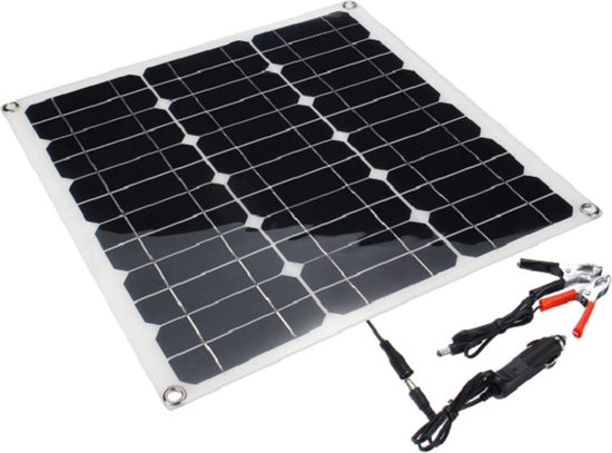 Draagbaar zonnepaneel 40W met USB uitgang | bol.com