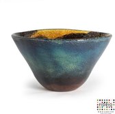 Design schaal Bowl - Fidrio MOONLIGHT - glas, mondgeblazen - diameter 31 cm hoogte 20 cm