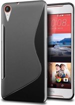 HTC Desire 830 Smartphone Hoesje Tpu Siliconen Case Hoesje S-Style Zwart