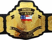 WCW United States Heavyweight Wrestling Championship Belt Replica - One Size - 4MM