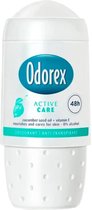 Odorex Active Care Deodorant Roller - Deodorant - 6x 50 ml - Voordeelverpakking