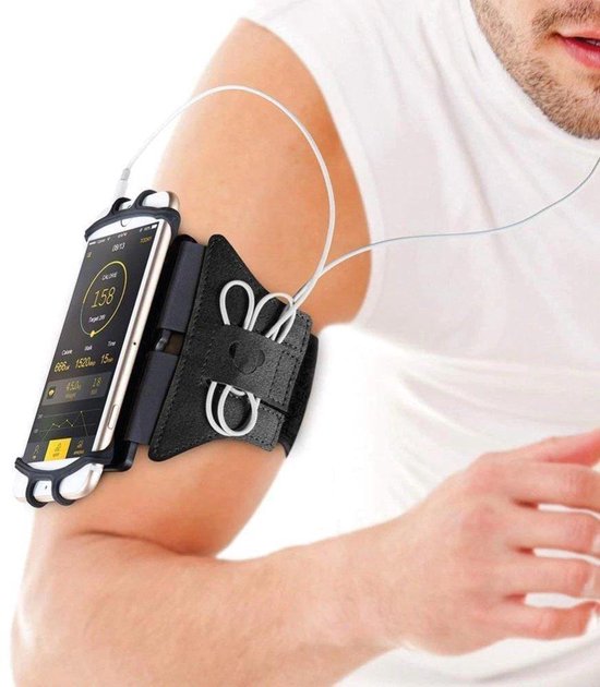 Hardlooparmband /Telefoonhouder Universeel/ Verstelbaar Sportaccessoires Roze