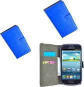 Samsung Galaxy Grand i9080 Wallet Bookcase hoesje Zwart