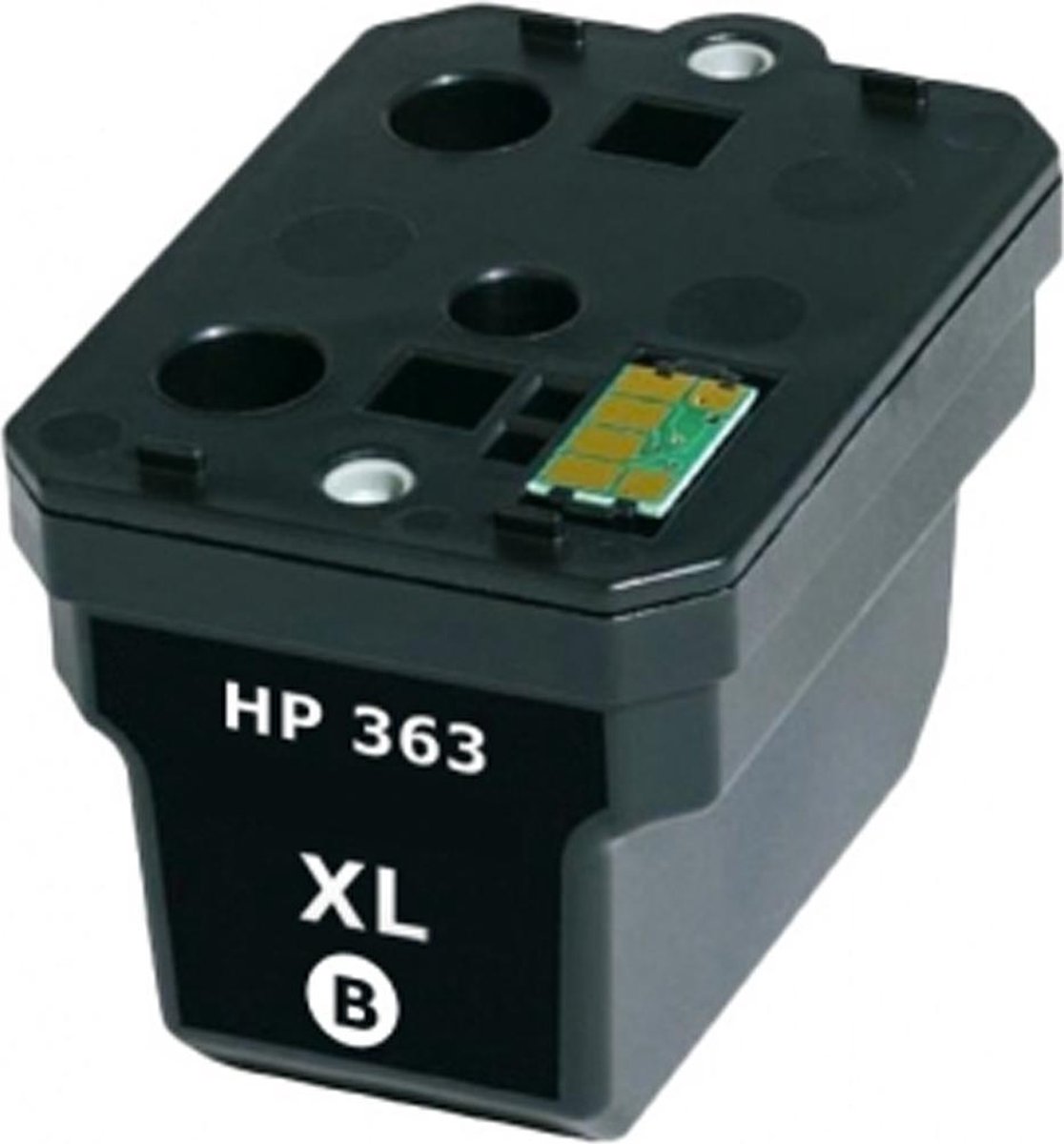 Huismerk geschikt voor HP 363XL Inktcartridge Zwart - Geschikt voor Photosmart 3210 - 3310 - C5180 - C6180 - C6280 - C7280 - C8180 - D7160 - D7463 - C8719EE
